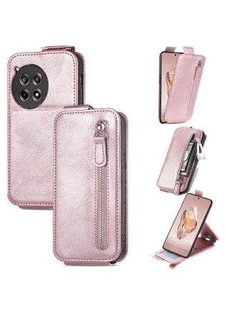 For OnePlus Ace 3 Zipper Wallet Vertical Flip Leather Phone Case(Rose Gold) - pzsku/ZD92C9E8F73A2566313DEZ/45/_/1726300748/b0b391dc-3818-4cd3-a0b0-9b2066d7a77f