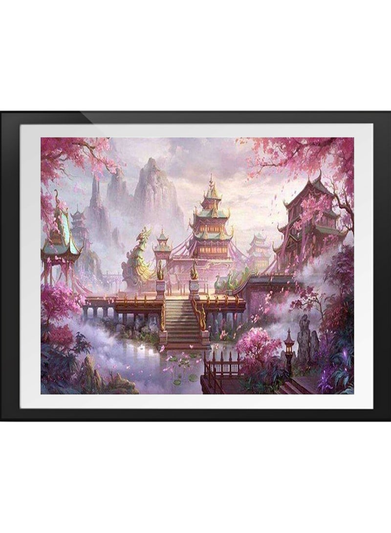 DIY 5D Needlework Crystal Diamond Painting Multicolour 30x40centimeter - Image 1