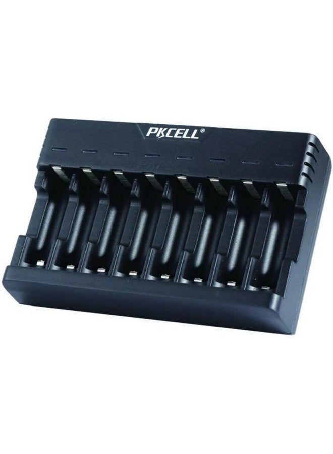 PKCELL شاحن البطاريات USB Pkcell Pk-8181 8 فتحات Ni-Cd/Ni-MH - Image 1