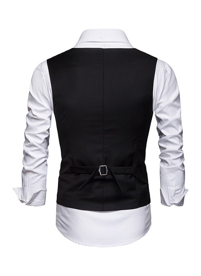 KUYING New Fashionable Herringbone Patterned Suit Vest  - Image 2