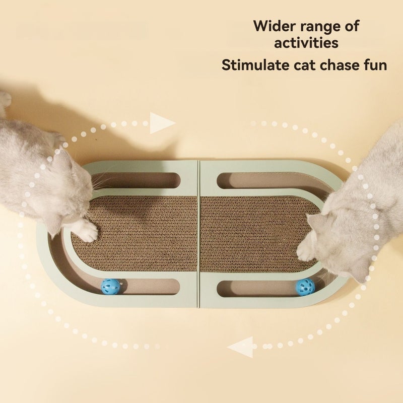 Fun cat claw board corrugated folding ball cat scratching board cat supplies cat toys pet multi-layer - Image 2