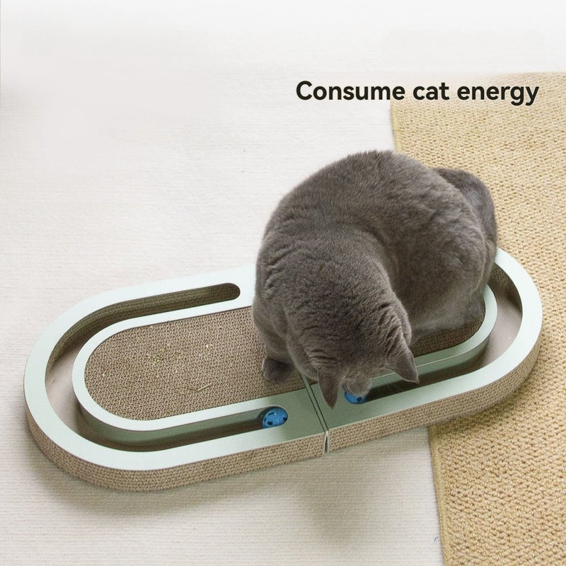 Fun cat claw board corrugated folding ball cat scratching board cat supplies cat toys pet multi-layer - Image 4