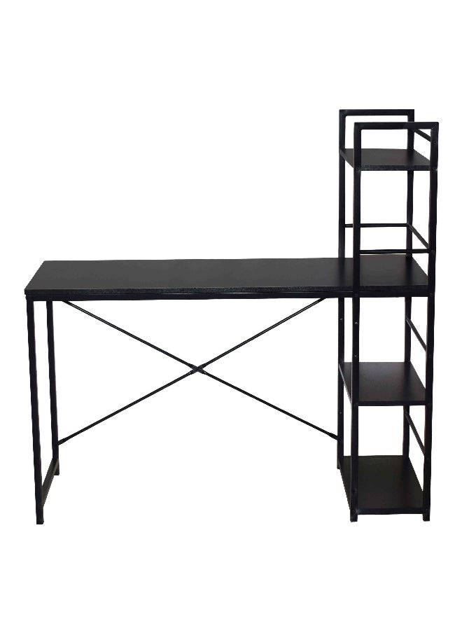 Particle Board Computer Desk Black 120 X 52 X 120 Cm Cd-15111 