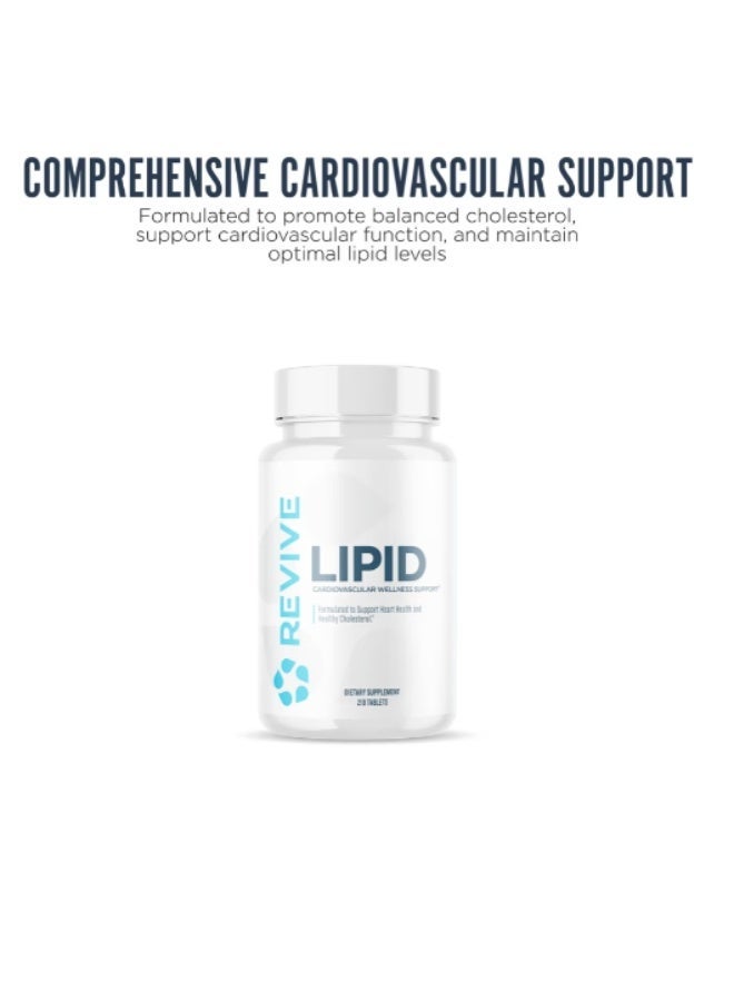 ريفايف تركيبة دعم الدهون من ريفايف - تحافظ على مستويات صحية من الكوليسترول والدهون الثلاثية - للرجال والنساء - 210 أقراص - Image 3