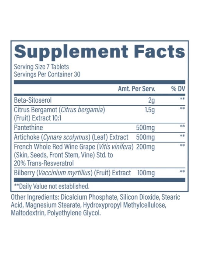 ريفايف تركيبة دعم الدهون من ريفايف - تحافظ على مستويات صحية من الكوليسترول والدهون الثلاثية - للرجال والنساء - 210 أقراص - Image 2