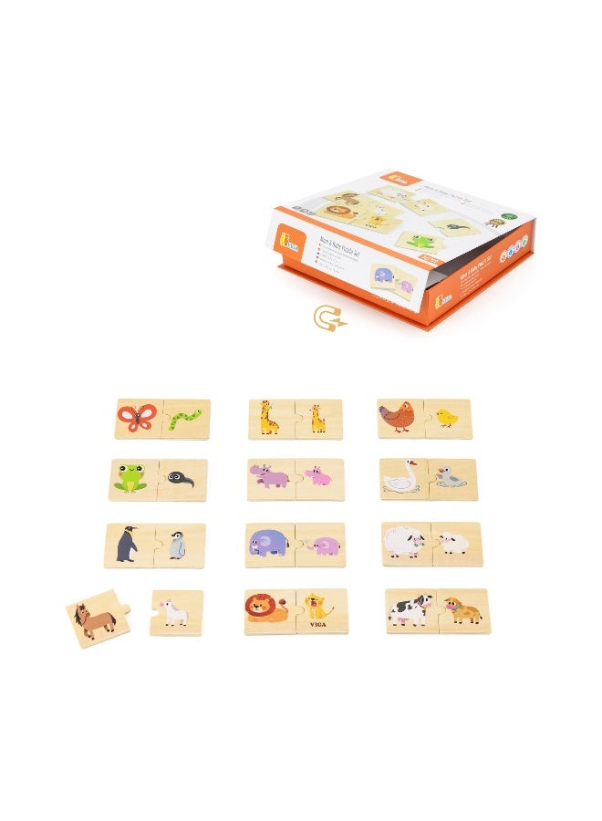 Viga Mom & Baby Puzzle Set - Image 1
