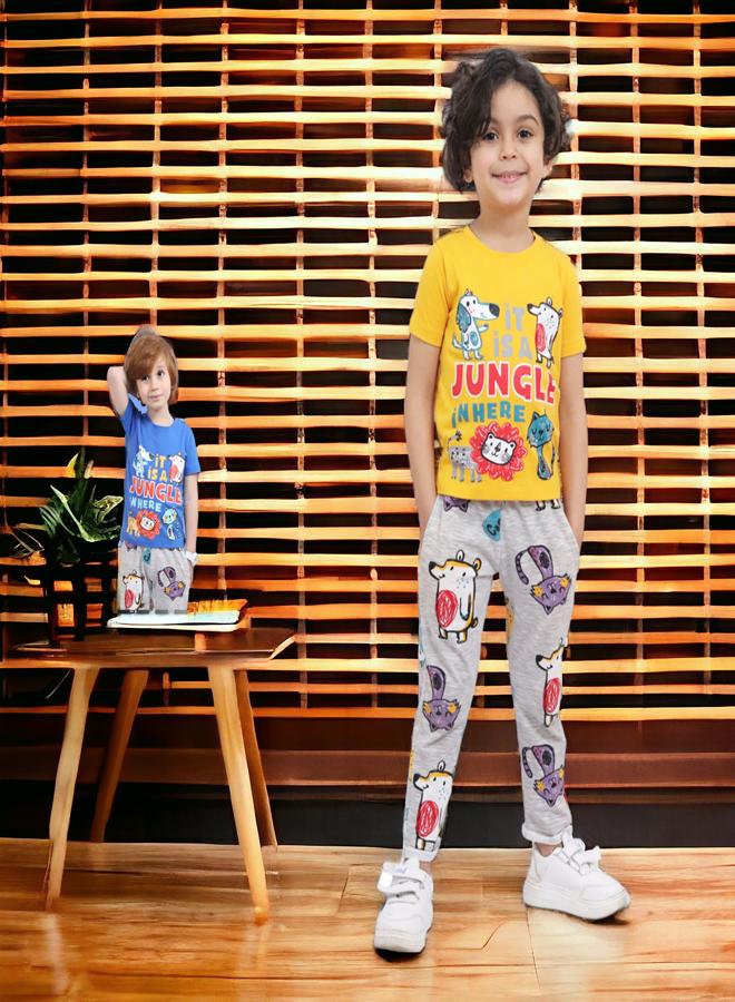 CHOiCE Luxurious Cotton Boys' Pajamas (Age 5 Years) - Summer Collection 2024 - Soft Fabrics and Vibrant Colors for a Stylish and Comfortable Look, Available in 🌈 CHOICE - Image 5