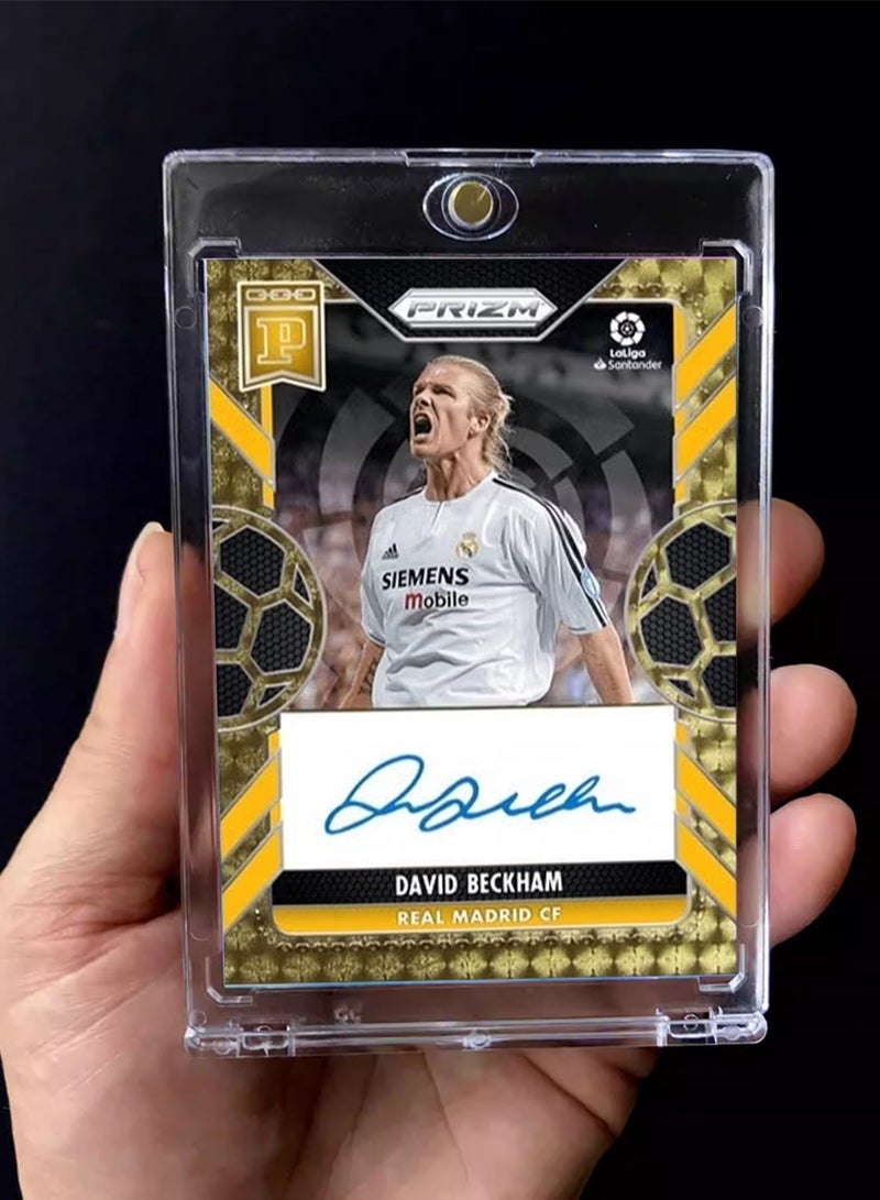 Panini Beckham Real Madrid CF  Football Signature Trading Card Single Autographed Soccer Card Refractor Collector’s Edition Sports Memorabilia for Fans and Collectors - Image 2