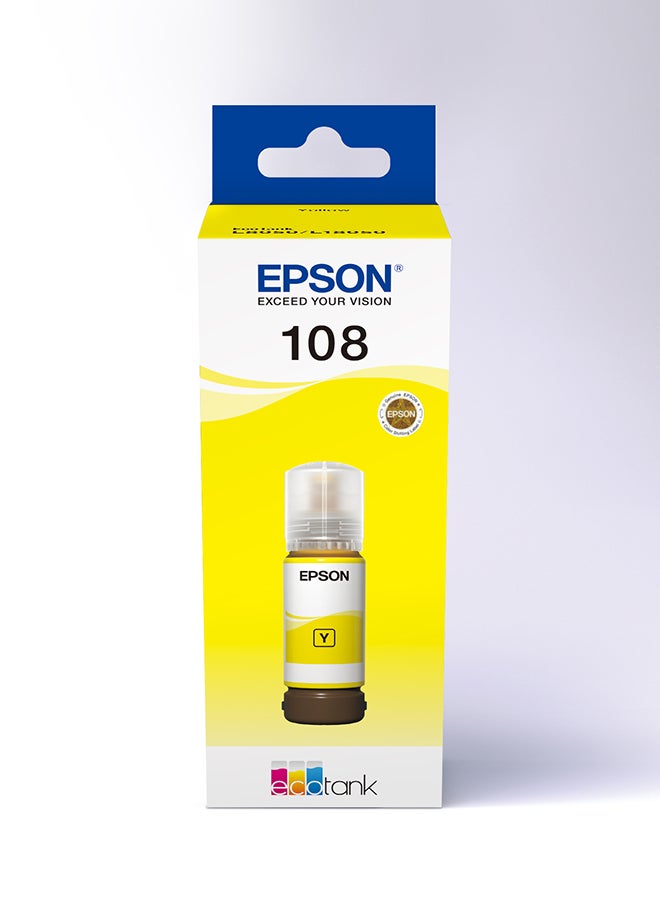 EPSON 108 EcoTank ink bottle Yellow - Image 2