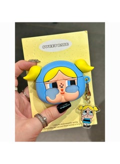 Generic Mind Secret Force Earphone Case Suitable For Airpods4 Apple Wireless Bluetooth Earphone Case Apple 1/2/3/Pro2-Color:Pink Hood Orange-haired Little Policewoman + Pendant-Applicable Models:Airpods4  - Image 4