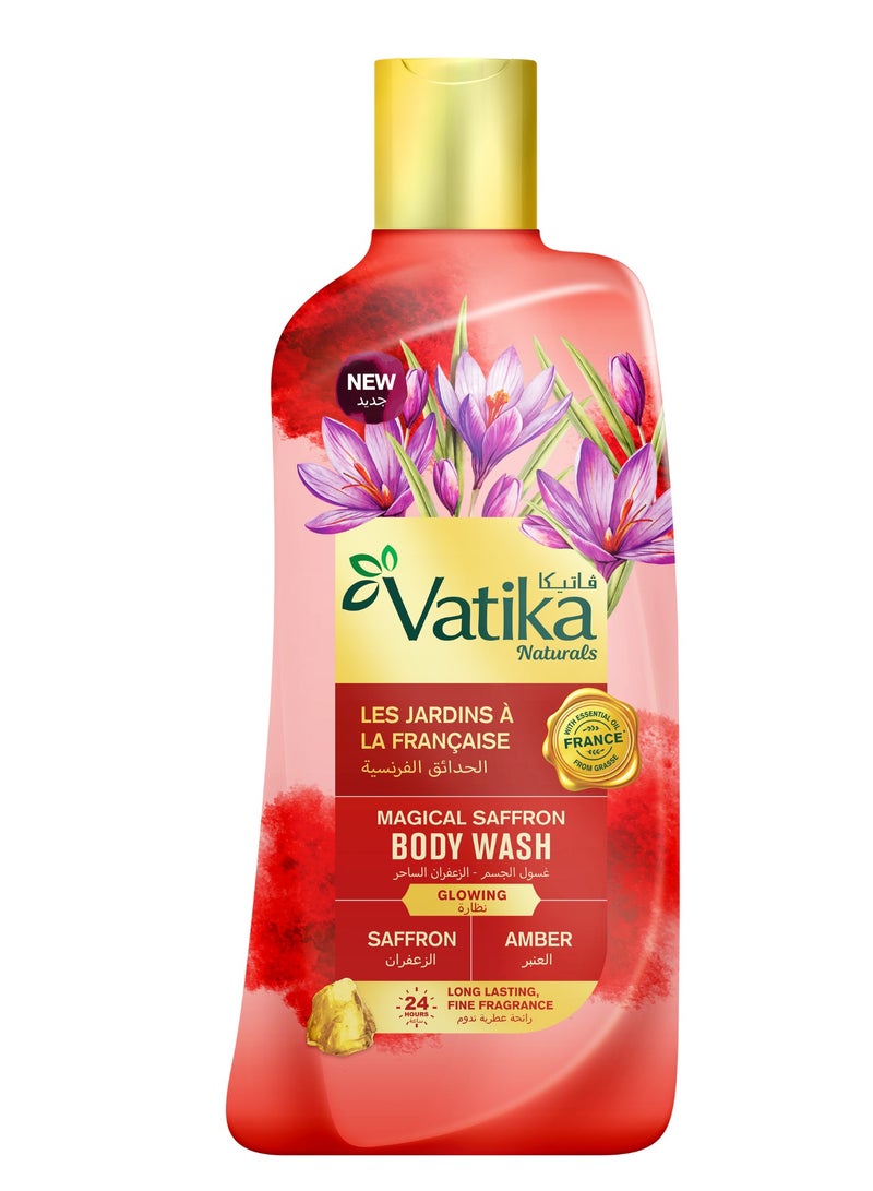 Vatika Naturals Vatika Naturals Magical Saffron Body Wash 500ml, 24 Hours Long-Lasting Fine Fragrance, For Glowing Skin, With Essential Oils from France  - Image 1