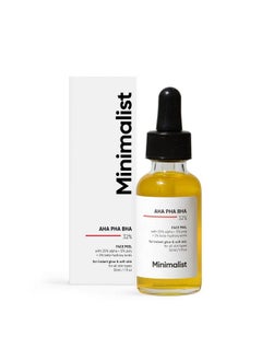 MINIMALIST 25% Aha + 2% Bha + 5% Pha Peeling Solution For Glowing Skin Smooth Texture & Pore Cleansing ;Aha Bha Pha Peel For Weekend Exfoliation; 30Ml  - Image 2
