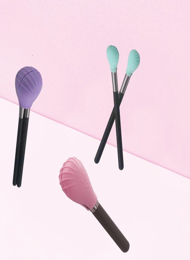 LORMAY 4 Pcs Silicone Makeup Brush Covers, Brush Bubbles for Protecting Bristles from Getting Crushed and Keeping Cosmetic Bag Clean (Pink) - Image 5