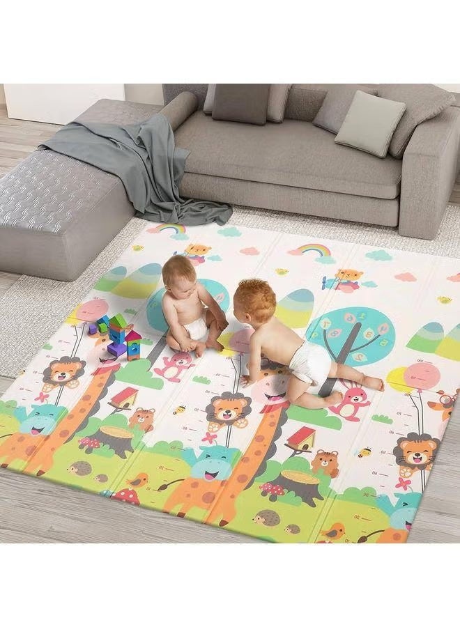 سجادة لعب للأطفال من الفوم، مقاومة للماء، مقاس 180 × 200 سم، وجهين