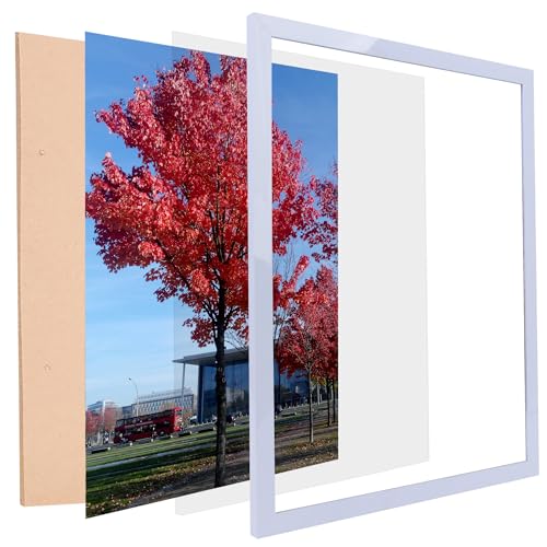 Medog 12x16 Picture Frame Display Pictures 12x16 White Poster Frame Display Photos 12"x16" Wall Gallery Photo Frames Office Picture Frame,Cream White, 1Pack (FP0J1Z) - Image 5