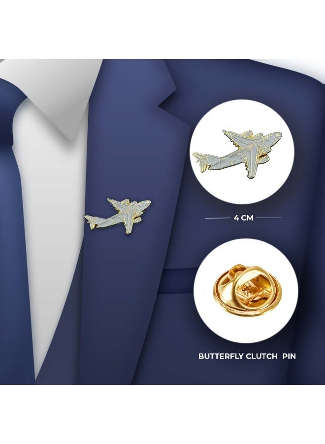 Fighter Gifts C-17 ENAMEL GOLD PIN - Image 1