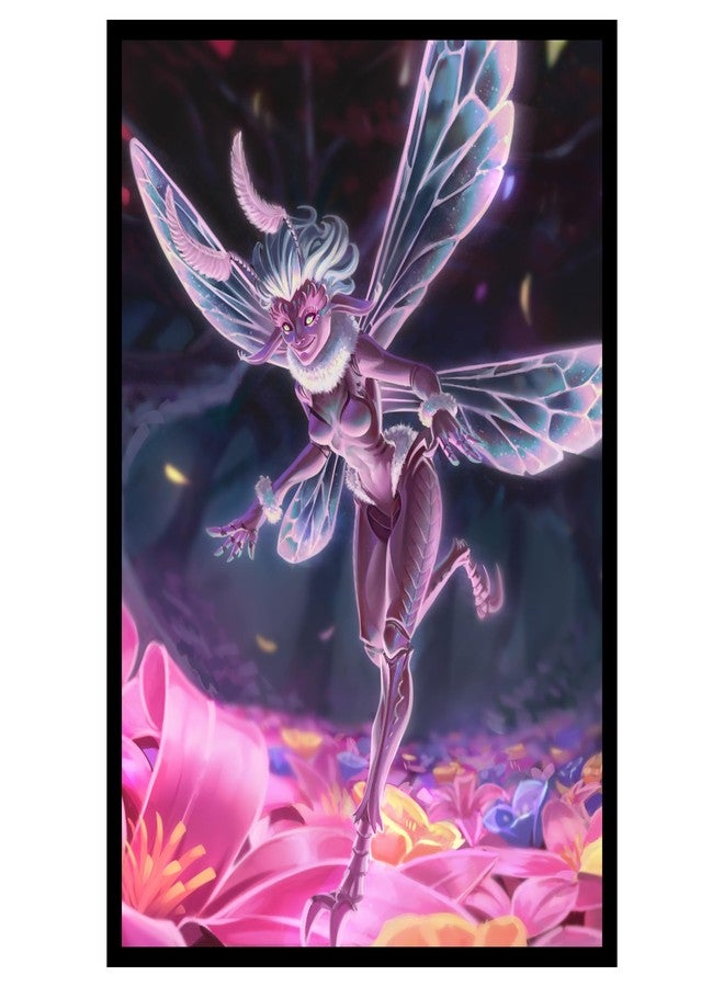 Realm Guard - 100 قطعة من أغطية بطاقات TCG/MTG الفنية ذات الملمس غير اللامع (جنية) - Image 1