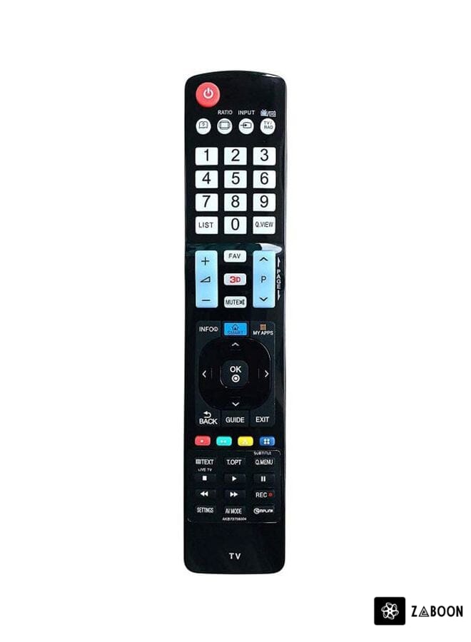Zaboon Remote Control For 3D TV 234x312x52millimeter Black/White/Red