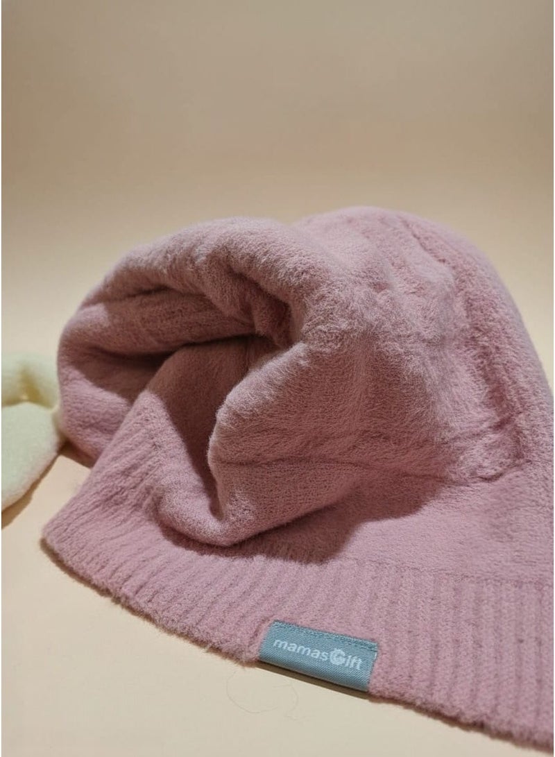 Mamas Gift Mams Gift Mohair Blanket PINK 80X120 - Image 2