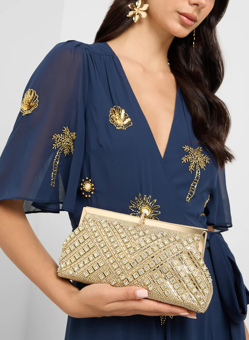 Khizana Ladies Sparkly Clutch Bag