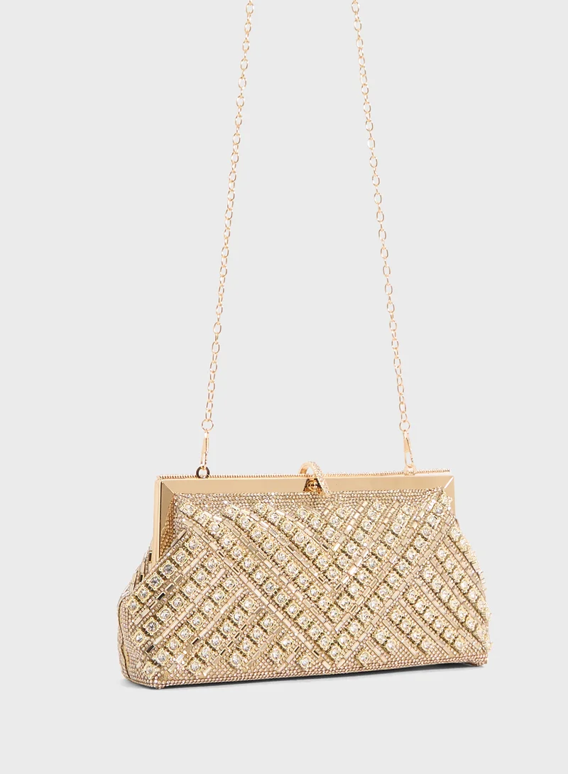 Khizana Ladies Sparkly Clutch Bag
