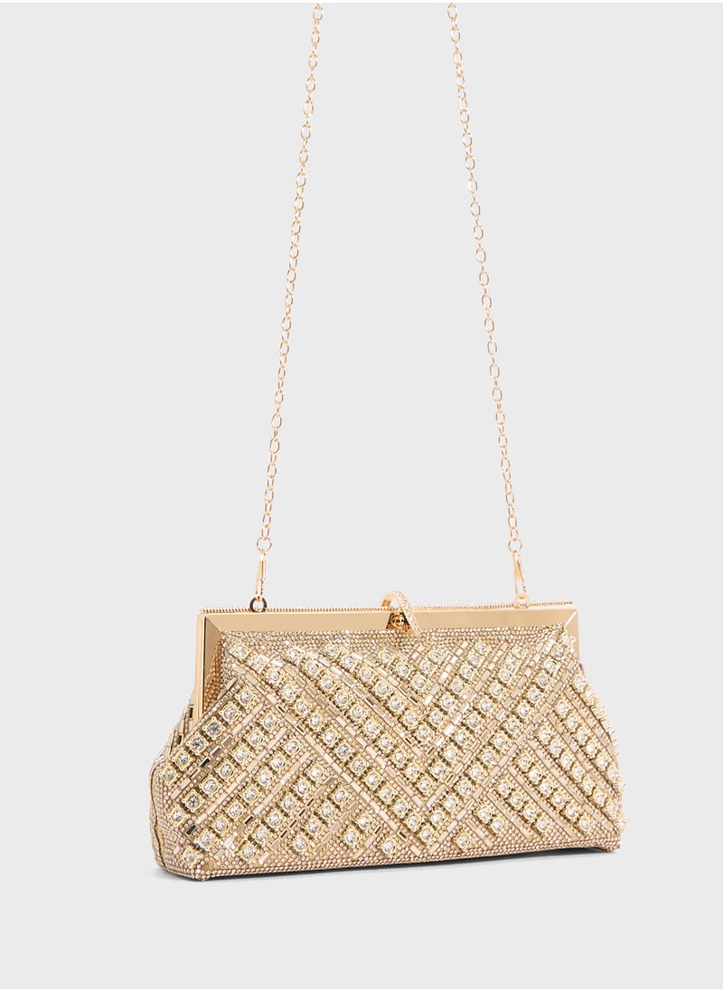 Khizana Ladies Sparkly Clutch Bag  - Image 3