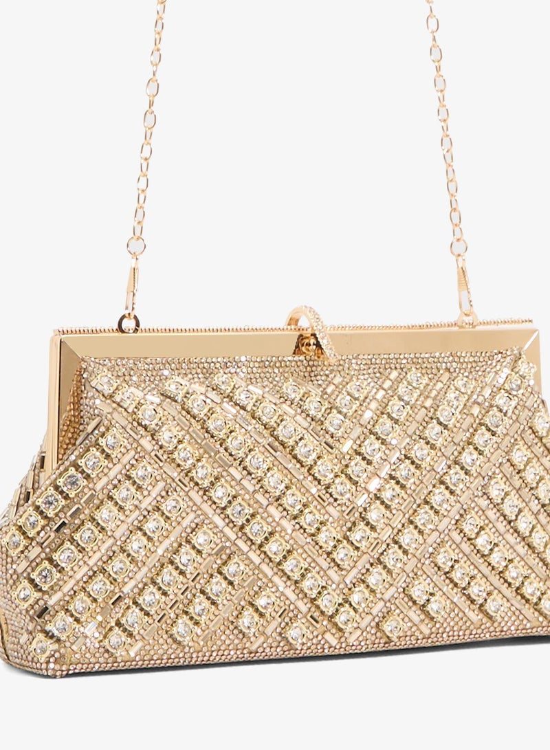 Khizana Ladies Sparkly Clutch Bag - Image 4