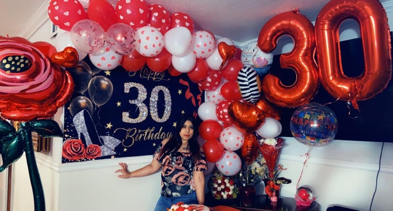 Mluchee 2 Numbers Balloon 40 Inch Red Two Balloon Number Birthday Decor, 2nd 12 21st Party Celebration Decorations Graduations Wedding Baby Shower - Image 3