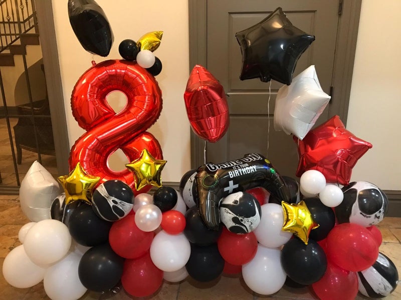Mluchee 2 Numbers Balloon 40 Inch Red Two Balloon Number Birthday Decor, 2nd 12 21st Party Celebration Decorations Graduations Wedding Baby Shower - Image 4