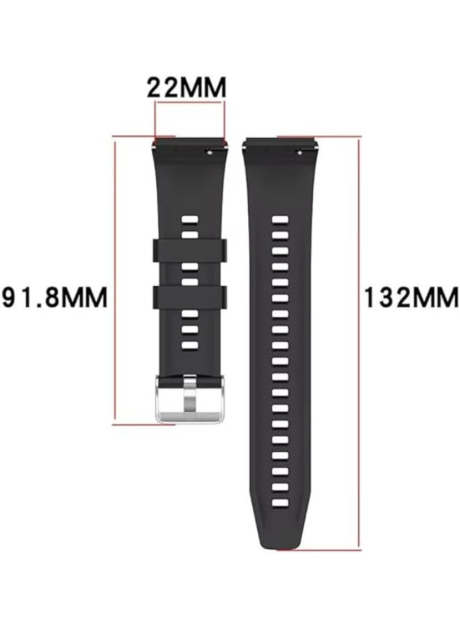 Replacement Band Compatible with Huawei Watch GT6 Pro - GT5 Pro Braided Strap| Lightweight Design Strap for Watch GT6 Pro (2025)/ GT5 Pro Strap Silicone 22mm Quick Release (Lightblue) - Image 2