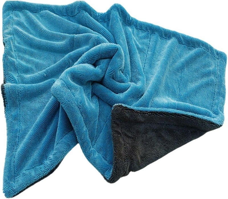 Sanfly Microfibre Cleaning Cloths, Two-Layer Thickened Car Wash Towel Absorbent Car Washing Cloth Drying Car Towel for Household - Image 1