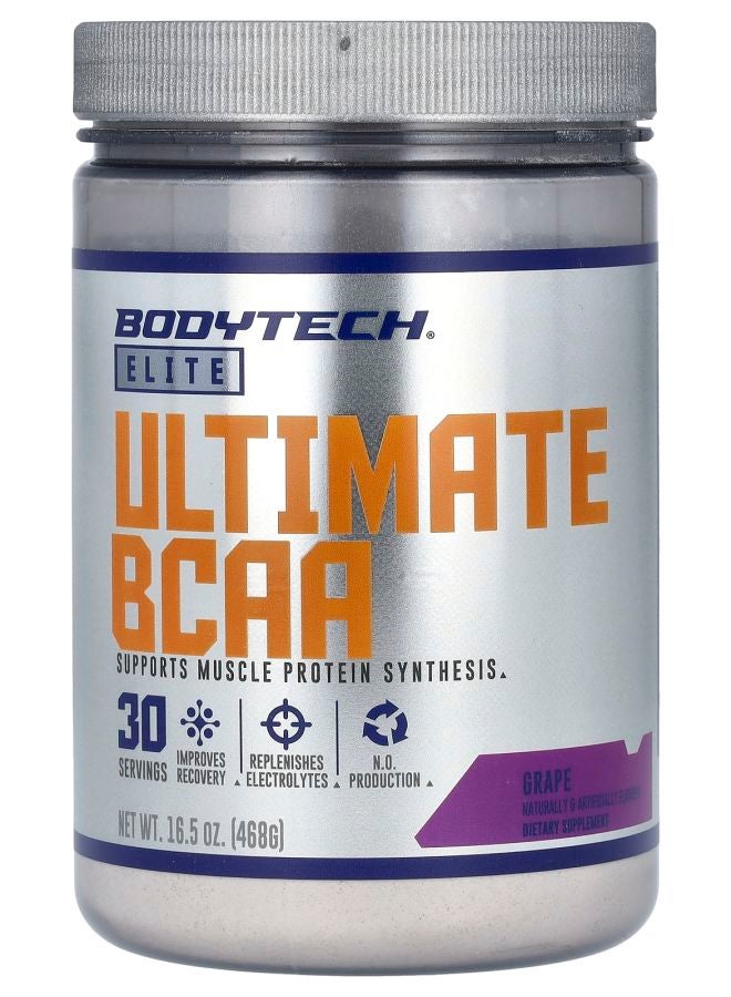BODYTECH Elite Ultimate BCAA Grape 16.5 oz (468 g) - Image 1