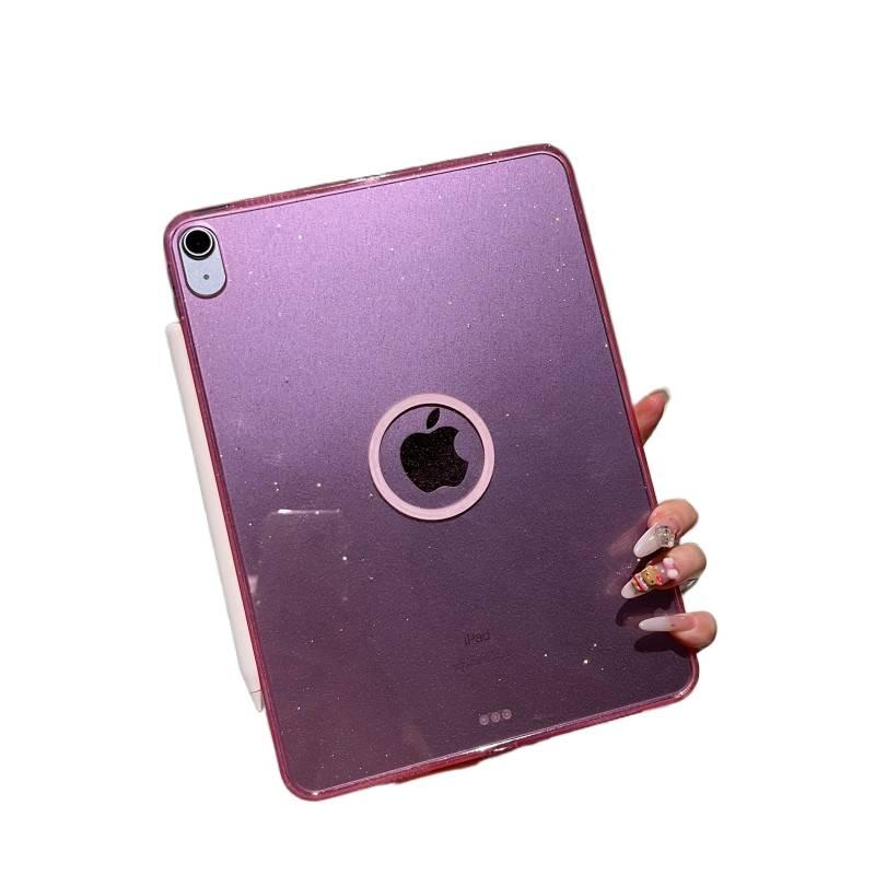 DGG Pink Transparent Clear Back iPad Case for iPad Mini - Image 2