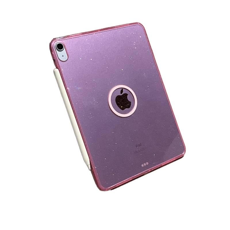 DGG Pink Transparent Clear Back iPad Case for iPad Mini - Image 3