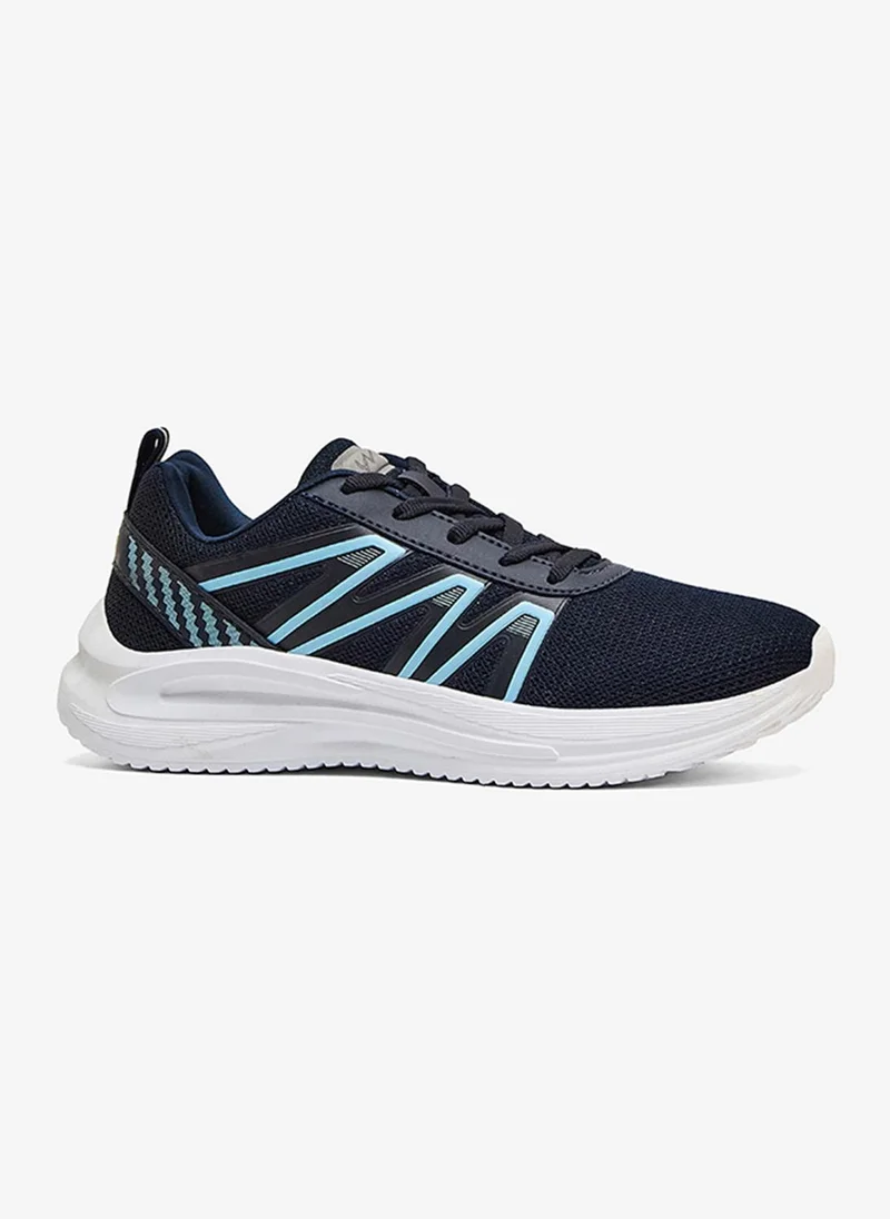 كامبس Men Robe Memory Foam Lace-Up Running Shoes-Navy
