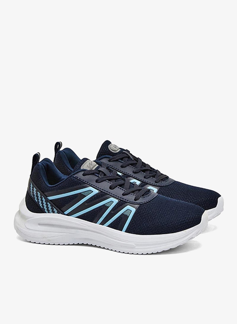 CAMPUS Men Robe Memory Foam Lace-Up Running Shoes-Navy - Image 4