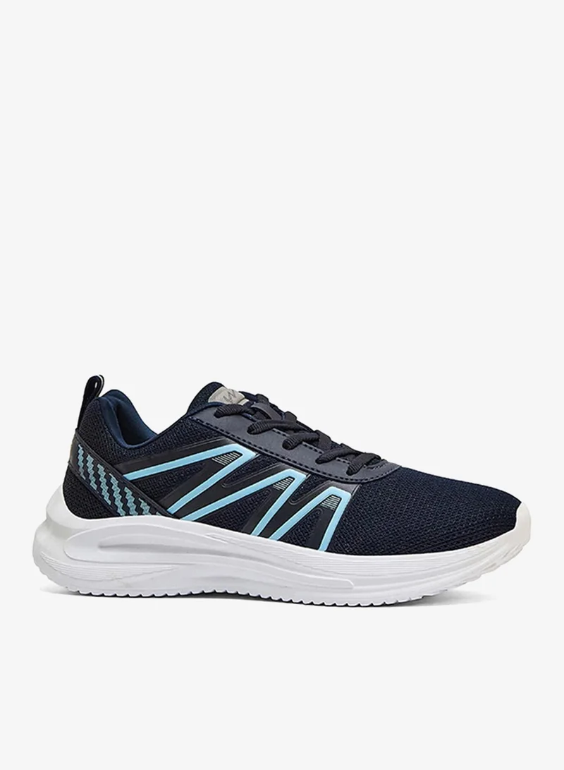 كامبس Men Robe Memory Foam Lace-Up Running Shoes-Navy