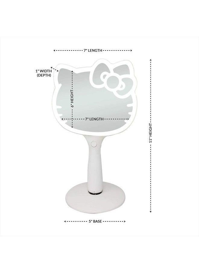IMPRESSIONS VANITY · COMPANY - Impressions Vanity Hello Kitty LED Handheld Mirror, Makeup Vanity Mirror with Standing Base and Adjustable Brightness - Image 1