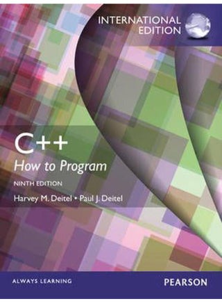 C++ How to Program Early Objects Version International Edition Ed 9 - pzsku/ZD92E464E79D5FFC2DA58Z/45/_/1705590623/f6f6d238-c2ca-4459-b61d-735a184d9405