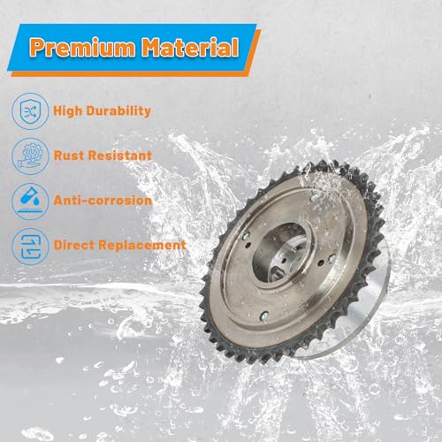 FIWARY G4NC 2.0L Camshaft CVVT Gear Set Engine Timing Synchronization Perfect Fit for Elantra i30 Tucson Kia Forte Sportage 2012-2020 OE 24350-2E201 24370-2E200 - Image 5