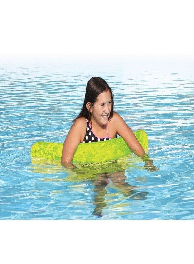 Airhead Sun Comfort Pool Noodle, Lake Float, Lime Swirl - Image 2