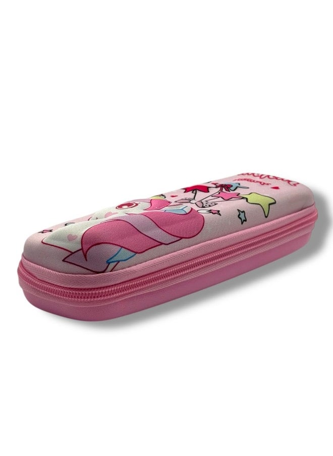 QSHOP Pencil Case 3D Cartoon Waterproof Pencil Case Large Capacity Stationery Organizer with Zipper School Supplies for Kids Boys Girls  - Image 2