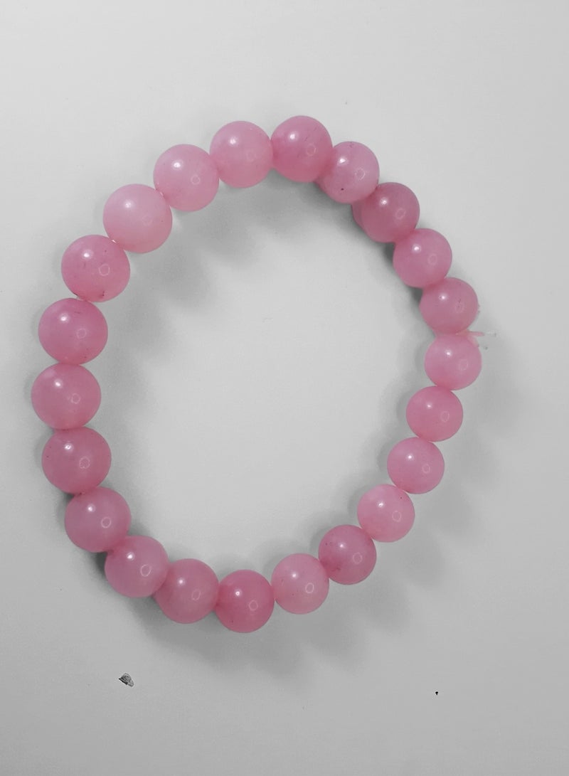 HADIGEMS Natural Rose Quartz Stretch Bracelet - Perfect  Gift for Her - Image 4
