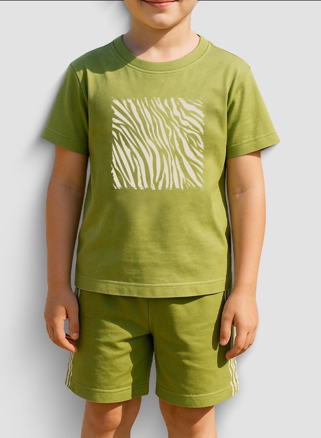 Y&CO Zebra Square Pj Set - Image 3