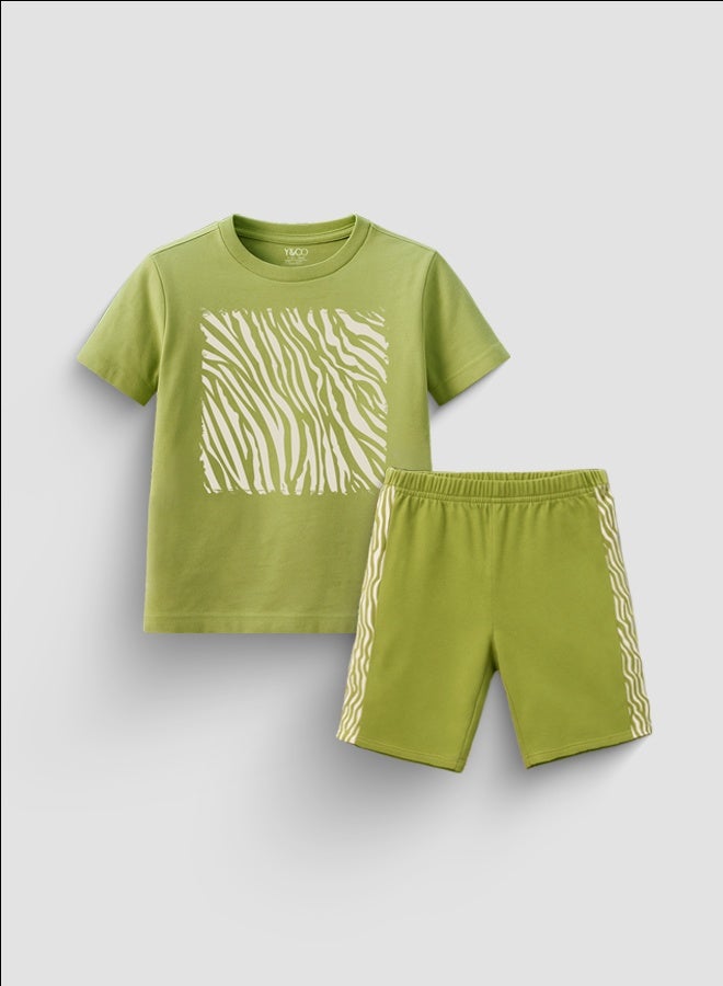 Y&CO Zebra Square Pj Set - Image 1