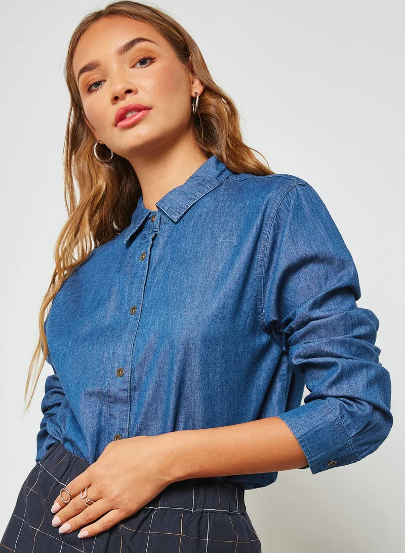 FOREVER 21 Chambray Shirt