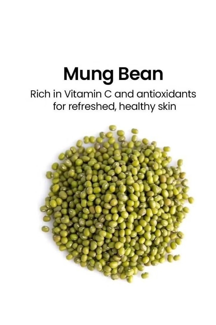 beplain Mung Bean pH Balanced Cleansing Foam 80ml, Gentle Pore Cleanser for Daily Hydrating Skin Anti Acne Oil Control Korean Face Wash - Image 3