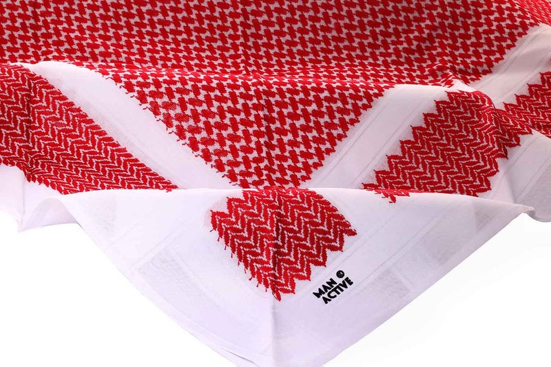 Active Man Modern Red Shemagh - Image 3