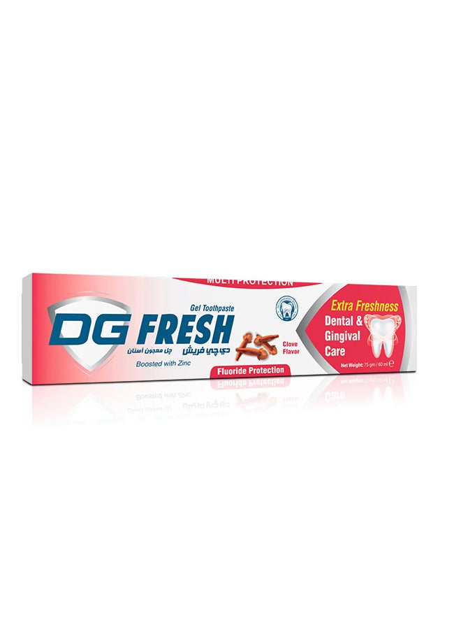 DG DG Fresh - Clove Toothpaste Gel 75 gm  - Image 1