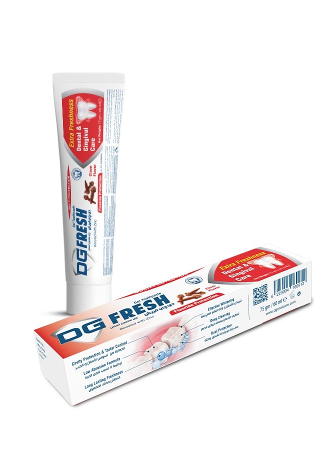 DG DG Fresh - Clove Toothpaste Gel 75 gm  - Image 3